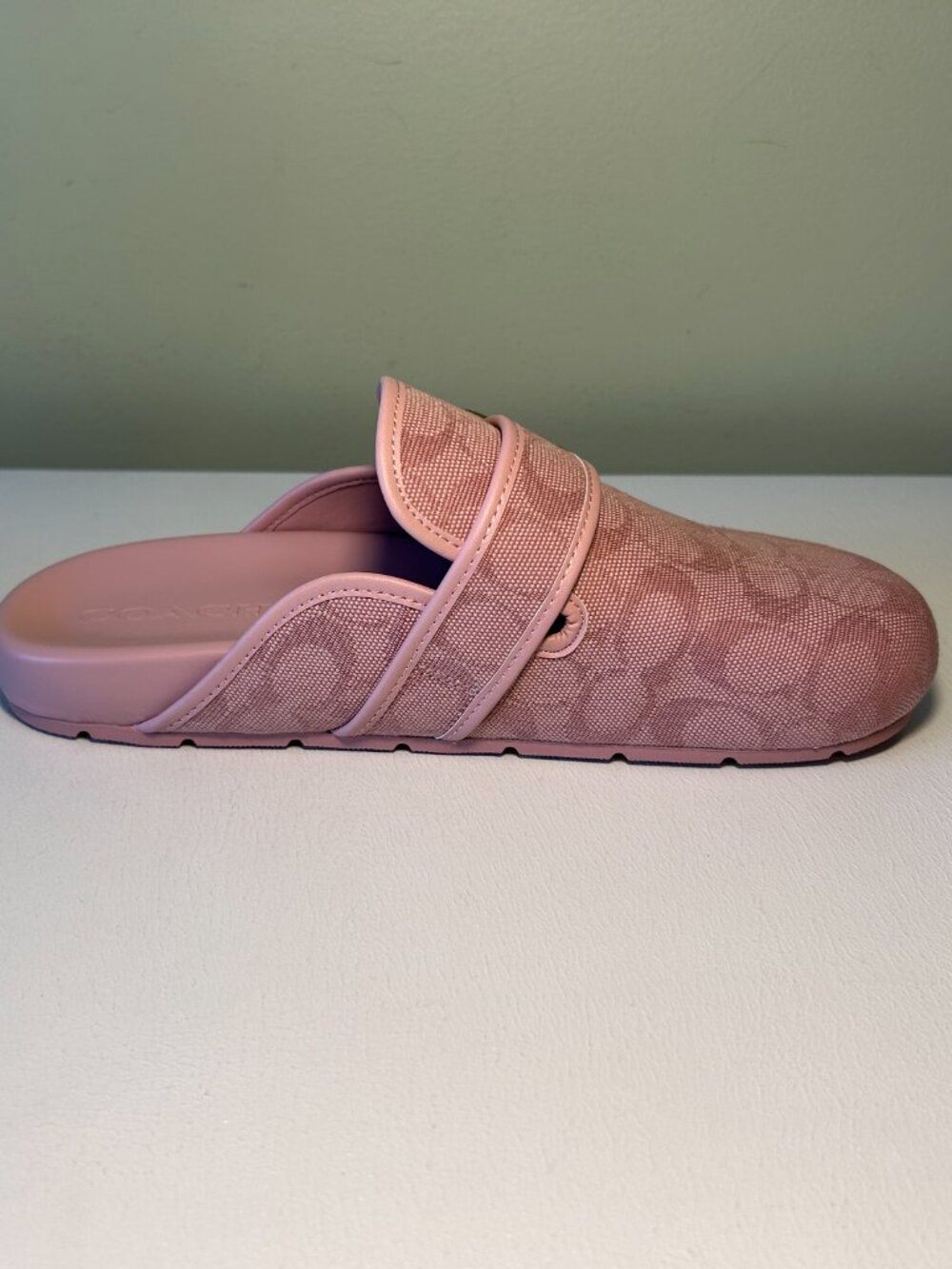 Coach Women's Archival Buckle Clog In Signature Jacquard Canvas - Picture 5 of 14